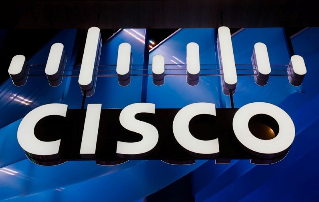 a logo of cisco is seen during the mobile world congress in barcelona spain february 27 2018 photo reuters