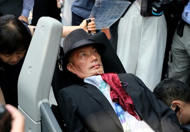 japanese lawmaker yasuhiko funago 039 s election has highlighted the fact japan only pays for care if the disabled person is not working photo afp