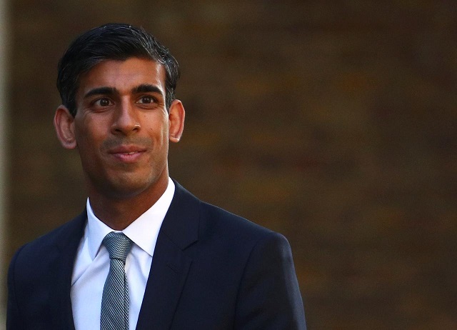 newly appointed britain 039 s chief secretary to the treasury rishi sunak is seen outside downing street in london britain photo reuters file