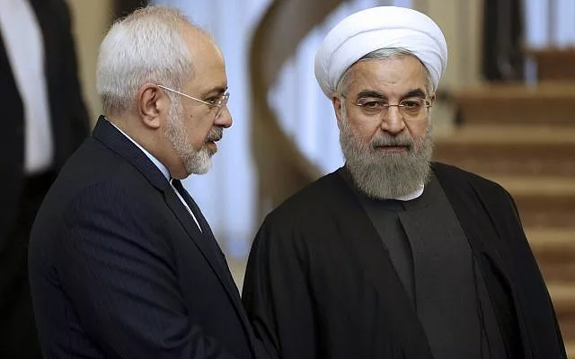 in this photo from november 24 2015 iranian president hassan rouhani listens to his foreign minister mohammad javad zarif prior to a meeting in tehran iran photo afp in this photo from november 24 2015 iranian president hassan rouhani listens to his foreign minister mohammad javad zarif prior to a meeting in tehran iran photo afp