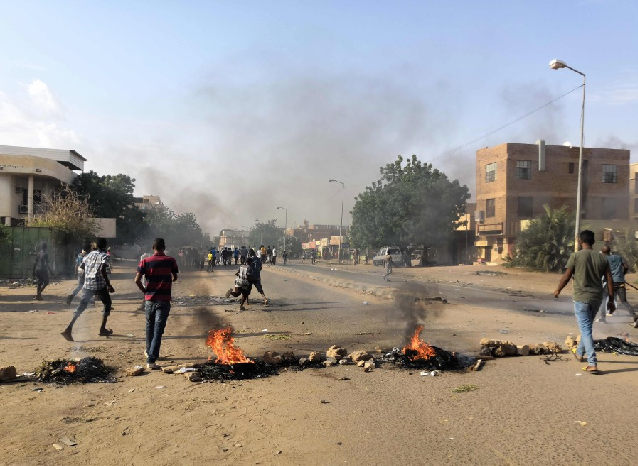 four sudanese school students were among six demonstrators shot dead on monday during a rally against shortages of bread and fuel photo afp