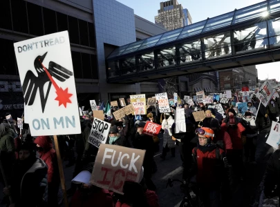 thousands march in minnesota and across us in nationwide strike to condemn ice tactics thousands march in minnesota and across us in nationwide strike to condemn ice tactics