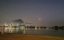 several loud blasts heard over dubai doha for second day witnesses say