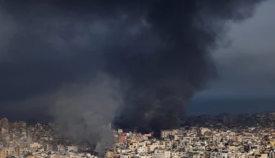 smoke rises after an israeli strike on beirut s southern suburbs following an escalation between hezbollah and israel amid the u s  israeli conflict with iran lebanon march 3 2026 photo reuters