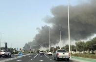 smoke billows from zayed port after an iranian attack following united states and israel strikes on iran in abu dhabi united arab emirates march 1 2026 picture taken with phone photo reuters