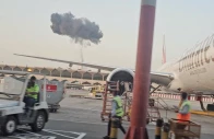 plume of smoke rises around dubai creek area as seen from dubai international airport in dubai united arab emirates march 7 2026 photo reuters plume of smoke rises around dubai creek area as seen from dubai international airport in dubai united arab emirates march 7 2026 photo reuters