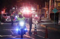ambulances arrive at the military hospital carrying people injured in the colombian air force plane crash in puerto leguizamo in bogota colombia colombia march 23 2026 photo reuters