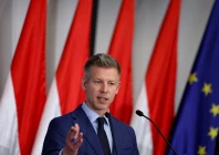 election winner peter magyar speaks during a press conference in budapest hungary april 20 2026 reuters