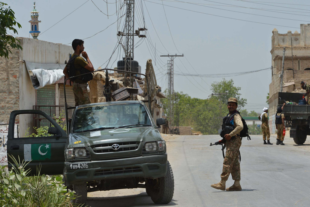 suspected militants opened fire at a security check post in razmak area of north waziristan photo afp file