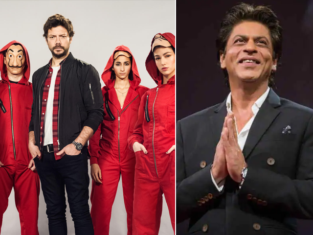 shah rukh khan to turn money heist into a hindi film shah rukh khan to turn money heist into a hindi film