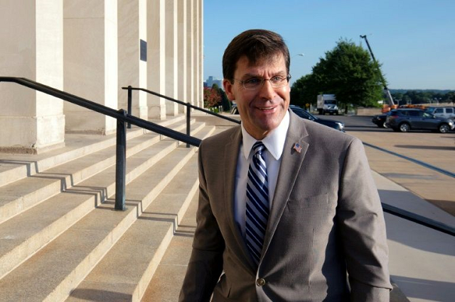 defense secretary mark esper says the us is considering deploying new medium range conventional weapons in asia now that it is no longer bound by the inf treaty photo afp