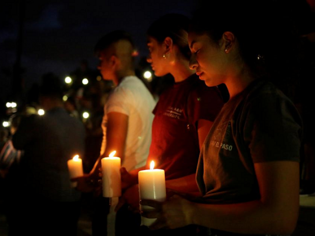 mourners taking part in a vigil at el paso high school after a mass shooting at a walmart store in el paso texas us august 3 2019 photo reuters