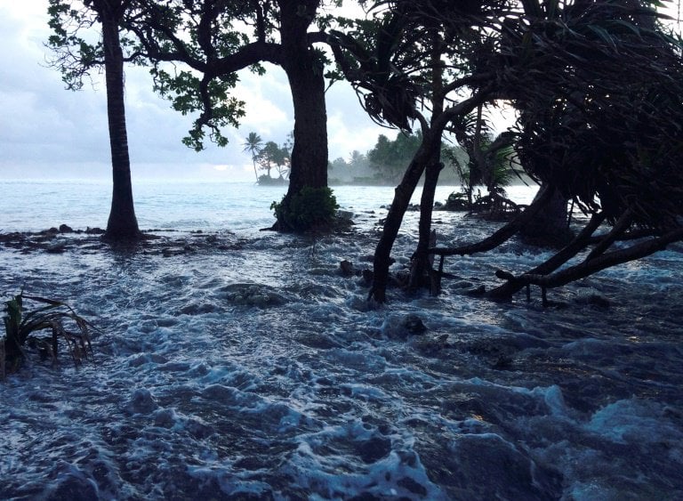 the primary concern for pacific island leaders is climate change photo afp