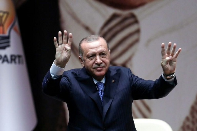 turkish president recep tayyip erdogan has repeatedly threatened in the past 18 months to begin an offensive against the us backed kurdish ypg militia east of the euphrates river after two previous operations in the war torn country in 2016 and 2018 photo afp
