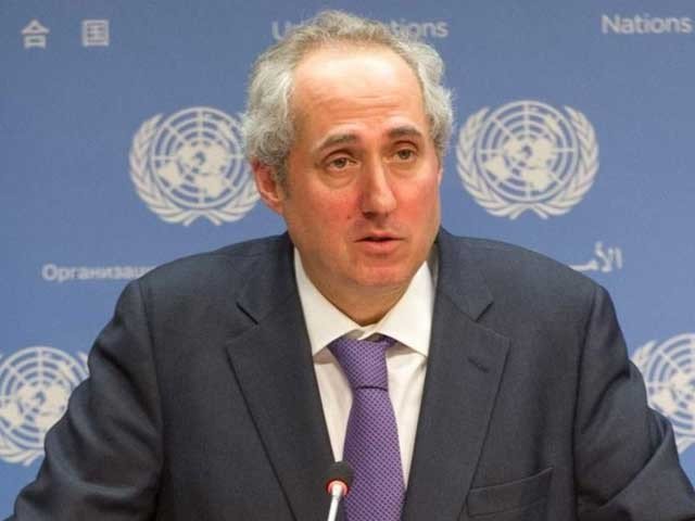 u n secretary general 039 s spokesperson stephane dujarric photo file