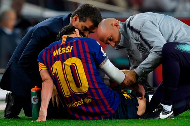 messi out with injury ahead of la liga restart