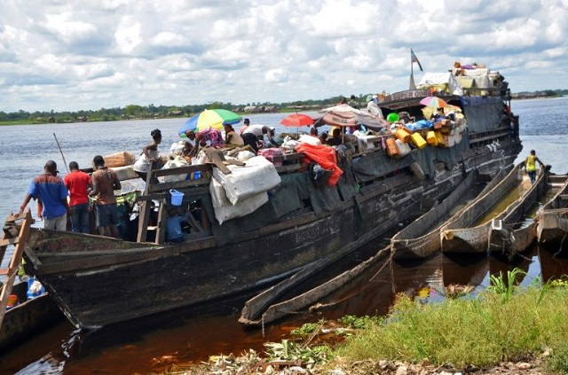 boat accidents are common in the vast country typically caused by overloading of passengers and cargo photo afp