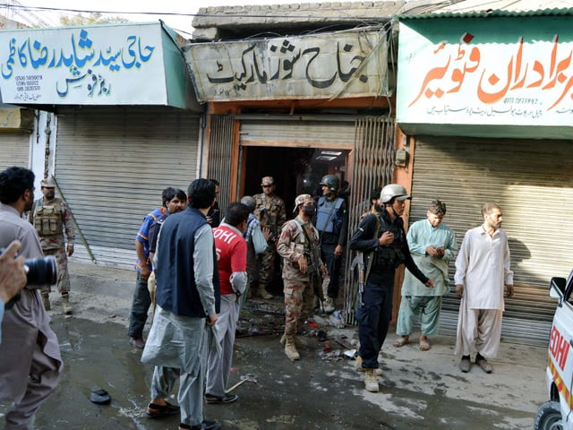 one martyred and 13 injured as ied exploded inside the market on mission road photo ppi one martyred and 13 injured as ied exploded inside the market on mission road photo ppi