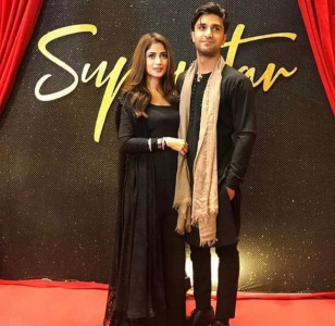 sajal ahad make first appearance after engagement sajal ahad make first appearance after engagement