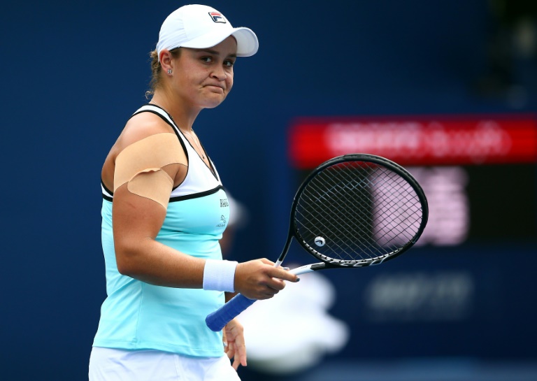 world number one barty bounced stephens falls in toronto