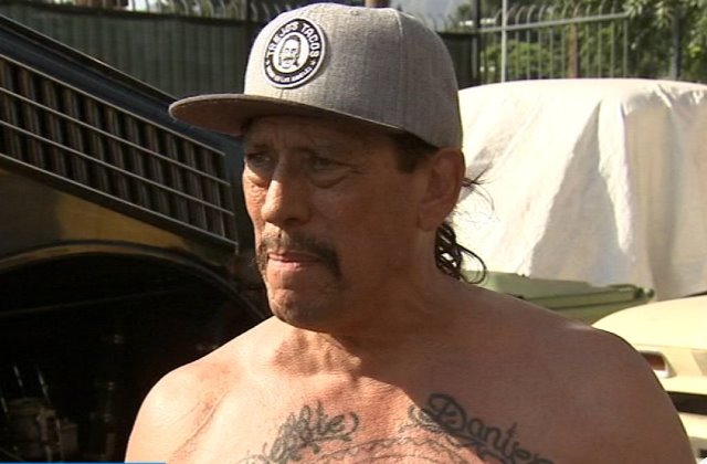 danny trejo came to the rescue following a crash in sylmar california when he was on his way to an auto mechanic screengrab