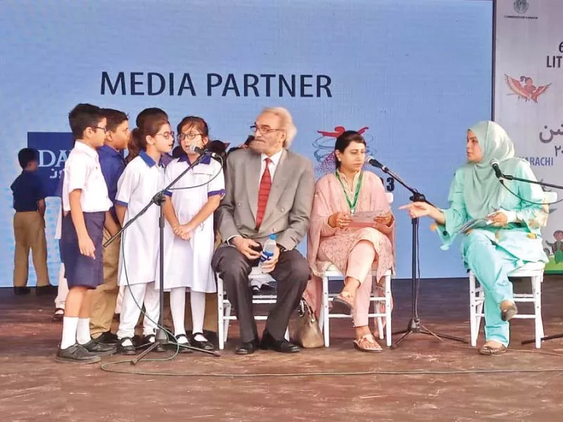 children interacted with renowned authors and participated in various activities on the second day of the children s literature festival on thursday photo express children interacted with renowned authors and participated in various activities on the second day of the children s literature festival on thursday photo express