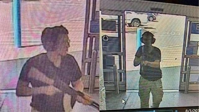 this photo shows the armed suspect entering the walmart store in el paso texas on august 3 2019 photo afp this photo shows the armed suspect entering the walmart store in el paso texas on august 3 2019 photo afp