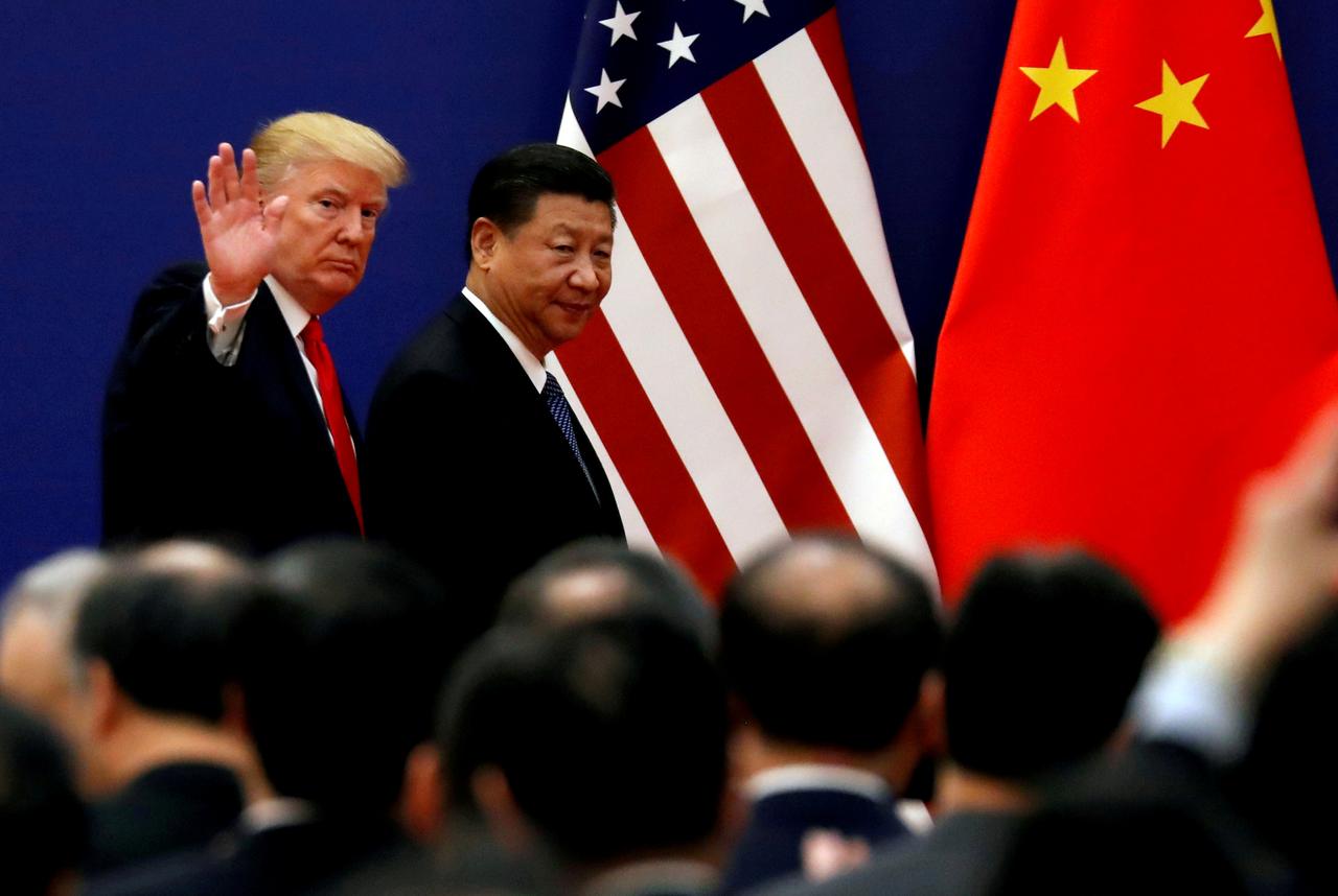 news that top trade officials spoke offers further signs of a possible let up in trade war photo reuters