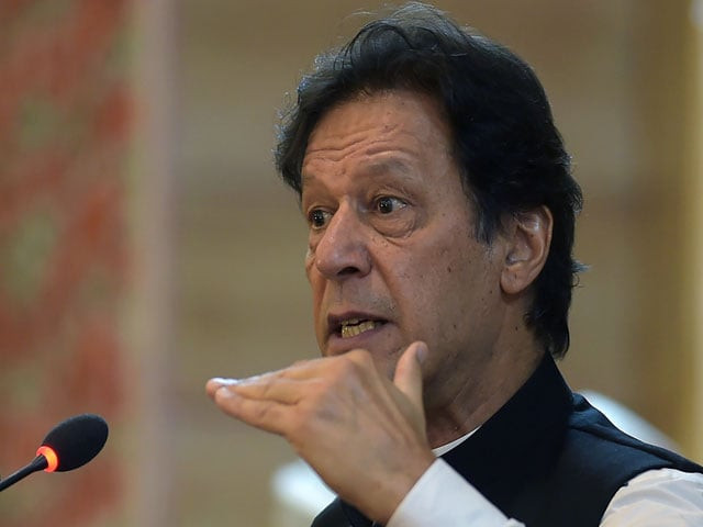 prime minister imran khan addresses the legislative assembly in muzaffarabad on august 14 2019 photo afp prime minister imran khan addresses the legislative assembly in muzaffarabad on august 14 2019 photo afp
