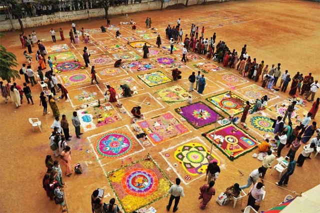 kolam art photo afp