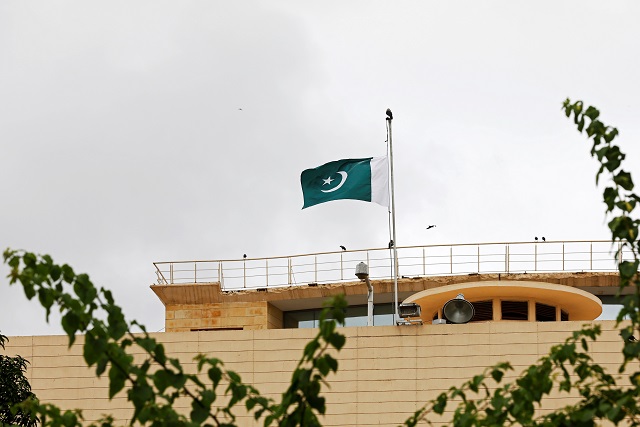 pakistan 039 s flag flies at half mast to observe black day over india 039 s decision to revoke the special status of jammu and kashmir above the provincial assembly of sindh building in karachi pakistan photo reuters
