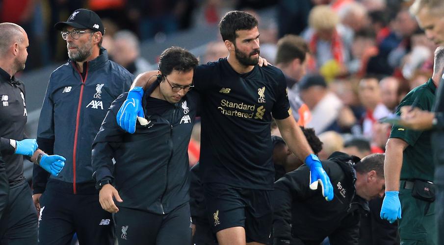 alisson absence raises concern for liverpool defence