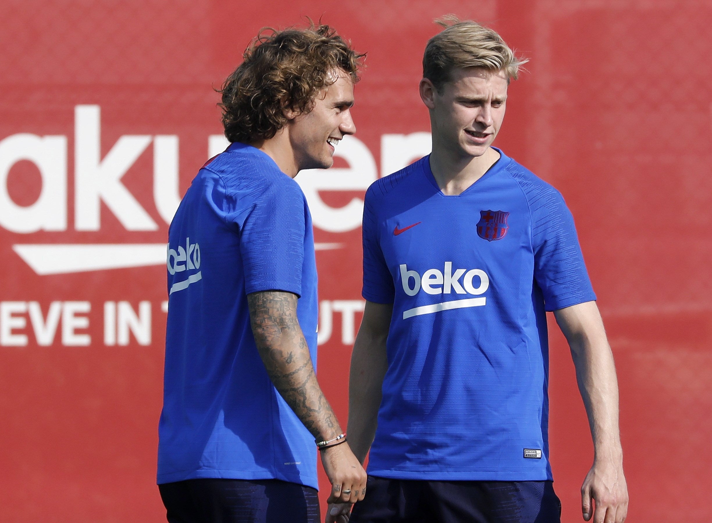 barca face athletic bilbao on friday boosted by the signings of antoine griezmann and frenkie de jong this summer while madrid play away at celta vigo with eden hazard set to make his debut photo afp