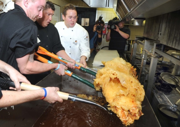 fancy the world s largest fish and chips