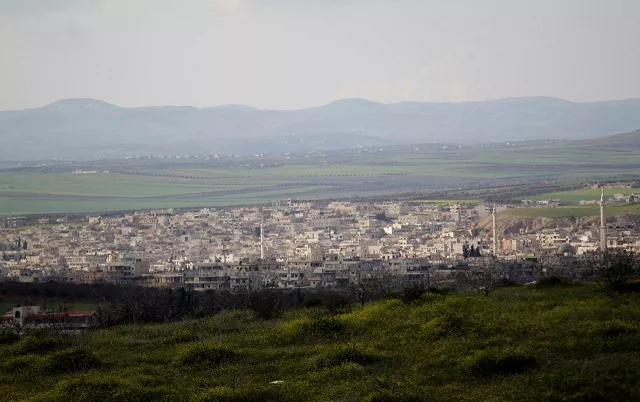 a general view shows khan sheikhoun in the southern countryside of idlib march 16 2015 photo reuters a general view shows khan sheikhoun in the southern countryside of idlib march 16 2015 photo reuters