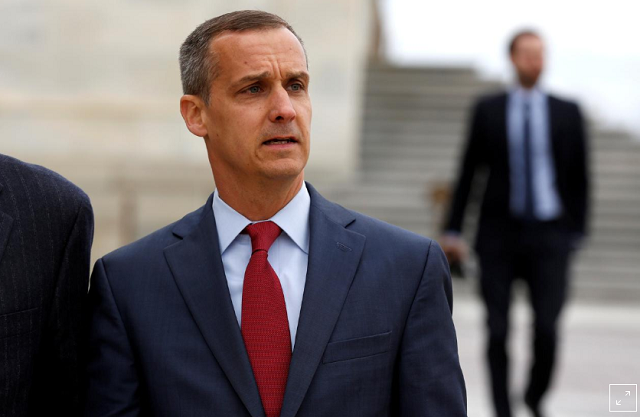 former trump campaign manager corey lewandowski departs after appearing before the house intelligence committee on capitol hill in washington photo reuters