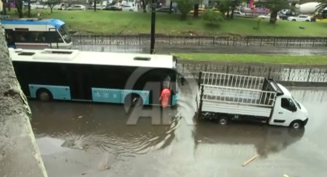 rain disrupts life in istanbul screen grab from a video by anadolu agency