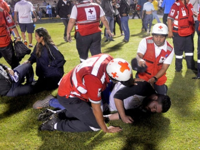 three dead and seven injured in soccer match riots in honduras three dead and seven injured in soccer match riots in honduras