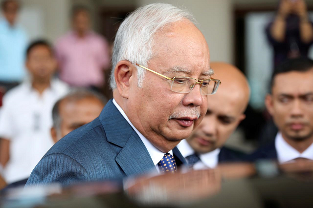 former malaysian prime minister najib razak leaves kuala lumpur high court in kuala lumpur malaysia august 19 2019 photo reuters