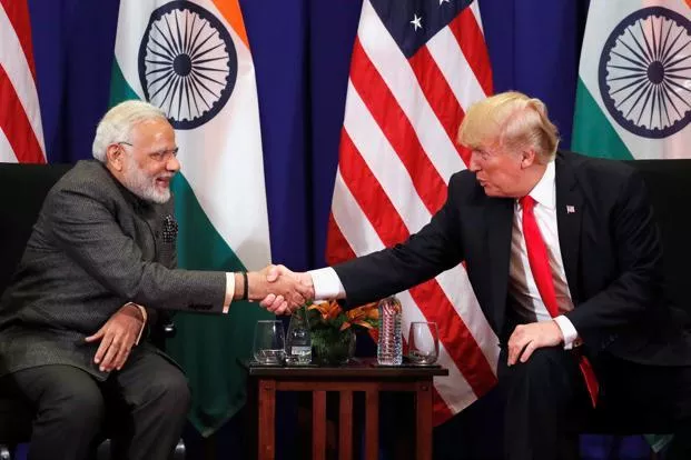 us president donald trump shakes hands with prime minister narendra modi alongside asean summit in manila photo reuters
