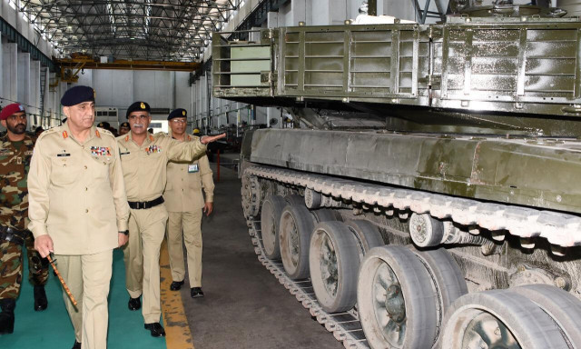 army chief general qamar bajwa visited pakistan ordnance factories wah and heavy industries taxila on wednesday photo ispr army chief general qamar bajwa visited pakistan ordnance factories wah and heavy industries taxila on wednesday photo ispr