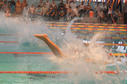 female swimming flagging future rising hopes