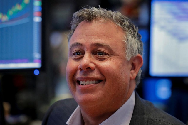 dion weisler president and ceo hewlett packard hp is seen on the floor of the new york stock exchange nyse in new york us october 3 2018 photo reuters