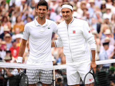 djokovic federer in same half of us open draw