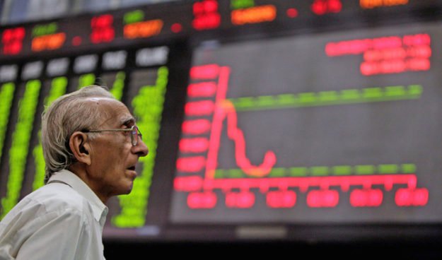 benchmark index drops 534 43 points to settle at 31 350 02 photo reuters file