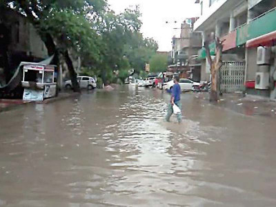 overflowing gutters force locals to wade in filth overflowing gutters force locals to wade in filth