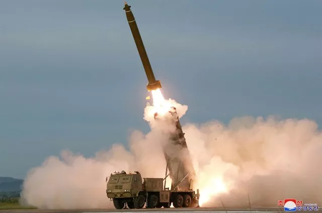 north korea has carried out several missile launches in recent weeks in protest at us south korean joint military exercises photo kcna via afp north korea has carried out several missile launches in recent weeks in protest at us south korean joint military exercises photo kcna via afp