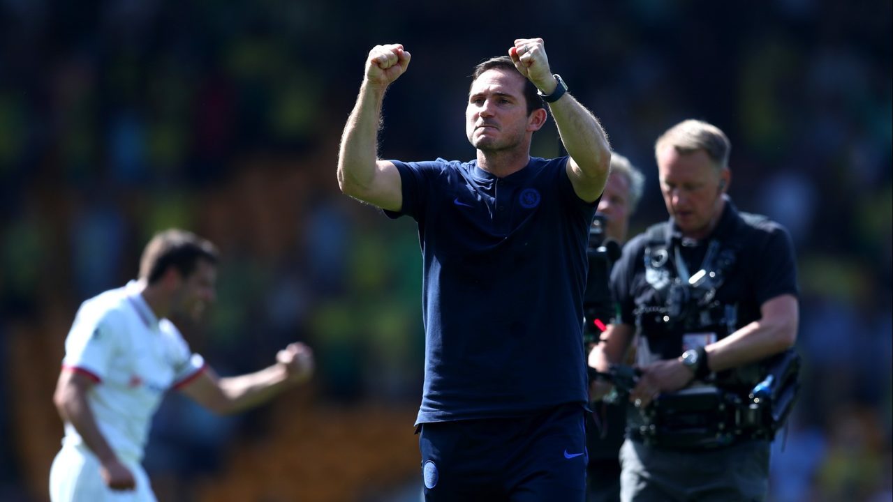 abraham clinched the points in the second half but chelsea legend lampard whose third child was born last year had no grand plans to celebrate his maiden victory photo afp