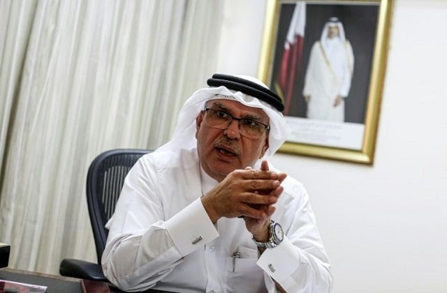 the qatari envoy to the gaza strip mohammed al emadi speaks during an interview in his office with afp in gaza city photo afp the qatari envoy to the gaza strip mohammed al emadi speaks during an interview in his office with afp in gaza city photo afp