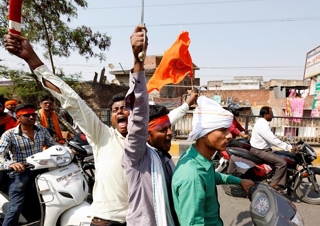 proponents of this ideology believe that greater india unified under hindutva and the stewardship of pm modi would lead to greatness portrayed in the fables of the mahabharata that are screened proudly and persistently by indian tv photo reuters